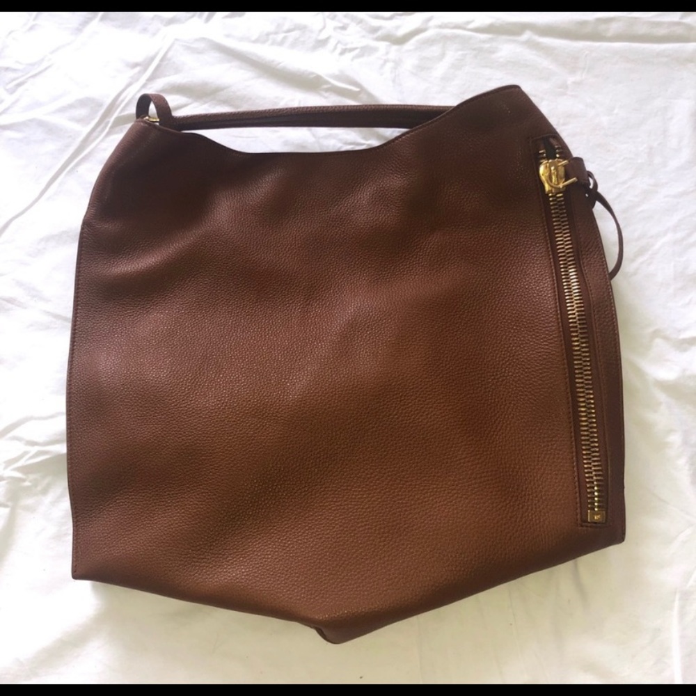 Tom Ford Alix Large Cognac Bag